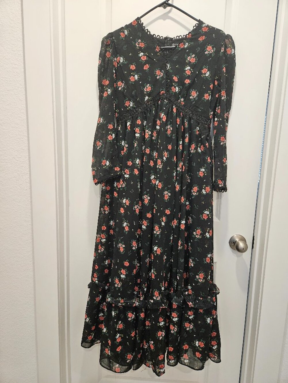 Black Chiffon Dress